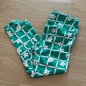 Hanna Andersson active print made to stretch leggings